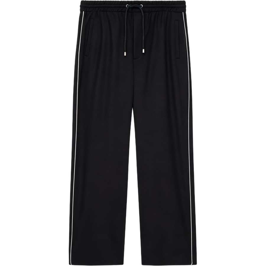 LOEWE Casual Pants Men's Navy Moderate Straight Fit Pants