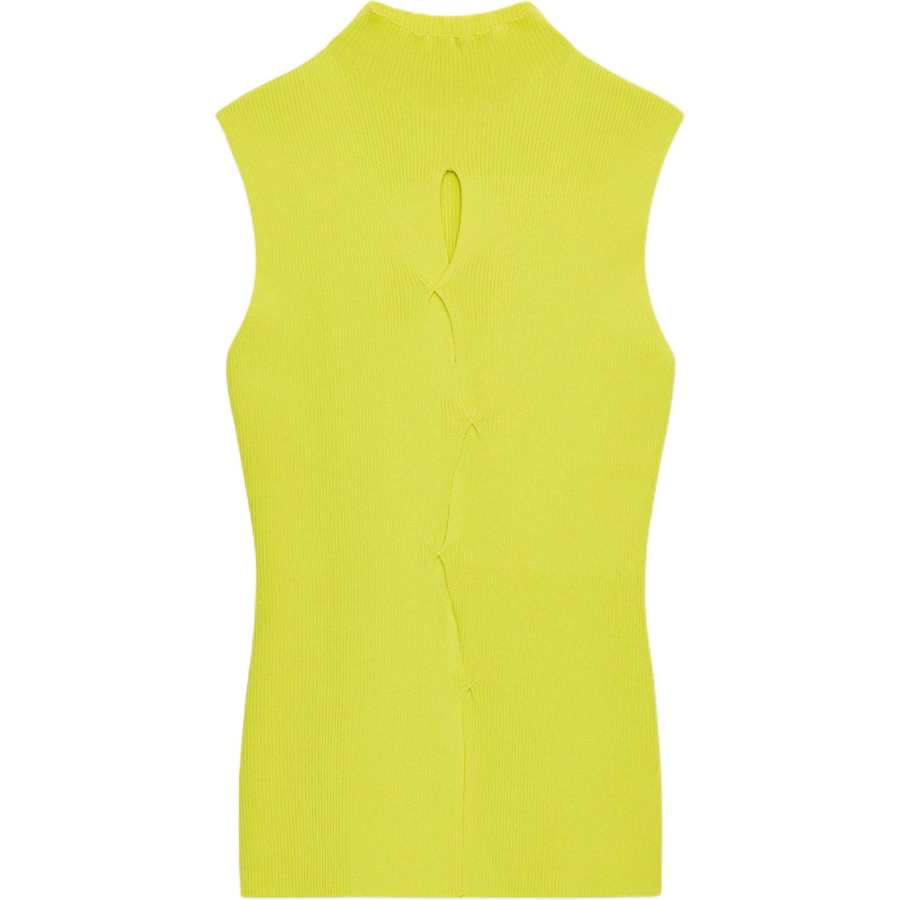 ZARA Tank Tops Women's Lime Yellow Other