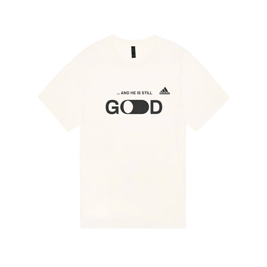 Adidas Adidas MUST HAVES T Shirts Unisex Ecru Crew Neck Moderate