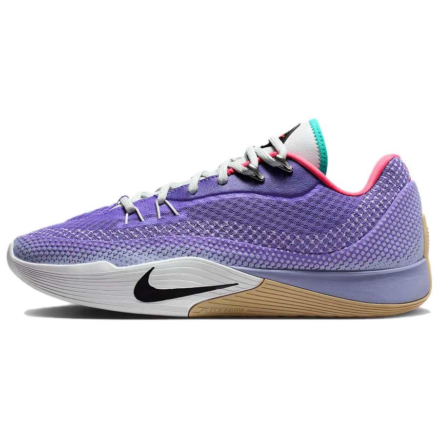 Nike Nike S.T. Flare Comfortable And Lightweight Low top Basketball Shoes Men's Purple