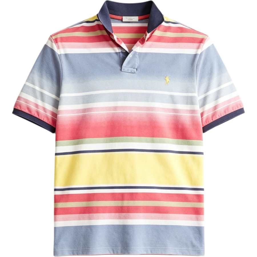 Polo Ralph Lauren Polo Shirts Men's Blue Polo Collar Moderate Straight Fit