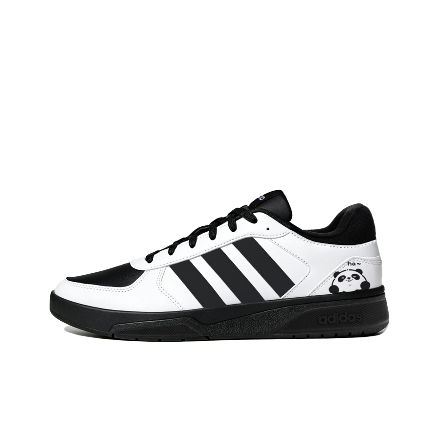 Adidas Adidas COURTBEAT Skateboard Shoes Unisex Low Top Black, White
