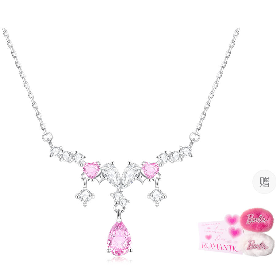 Barbie Crystal Necklaces Women's