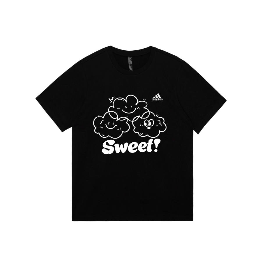 Adidas Adidas MUST HAVES T Shirts Unisex Black Crew Neck Moderate