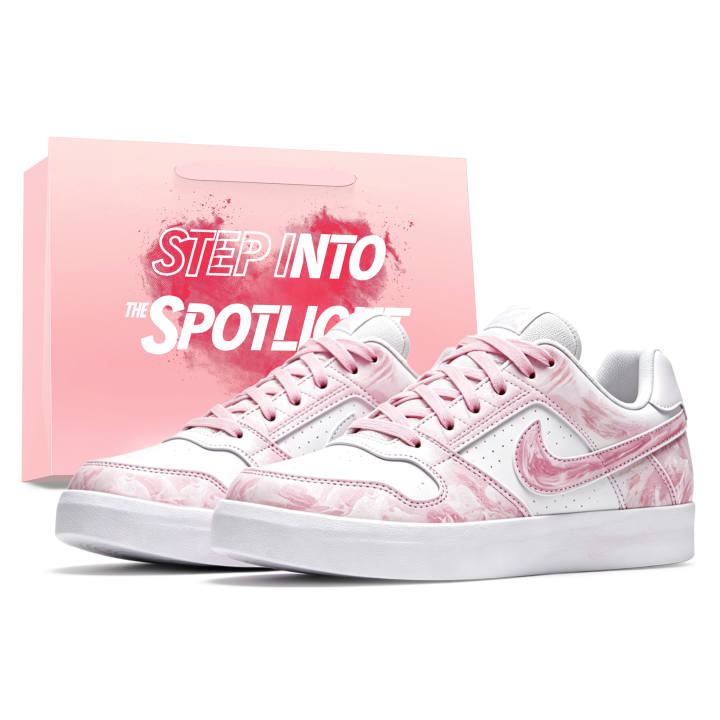 Nike Nike SB Delta Skateboard Shoes Unisex Low Top Pink/White