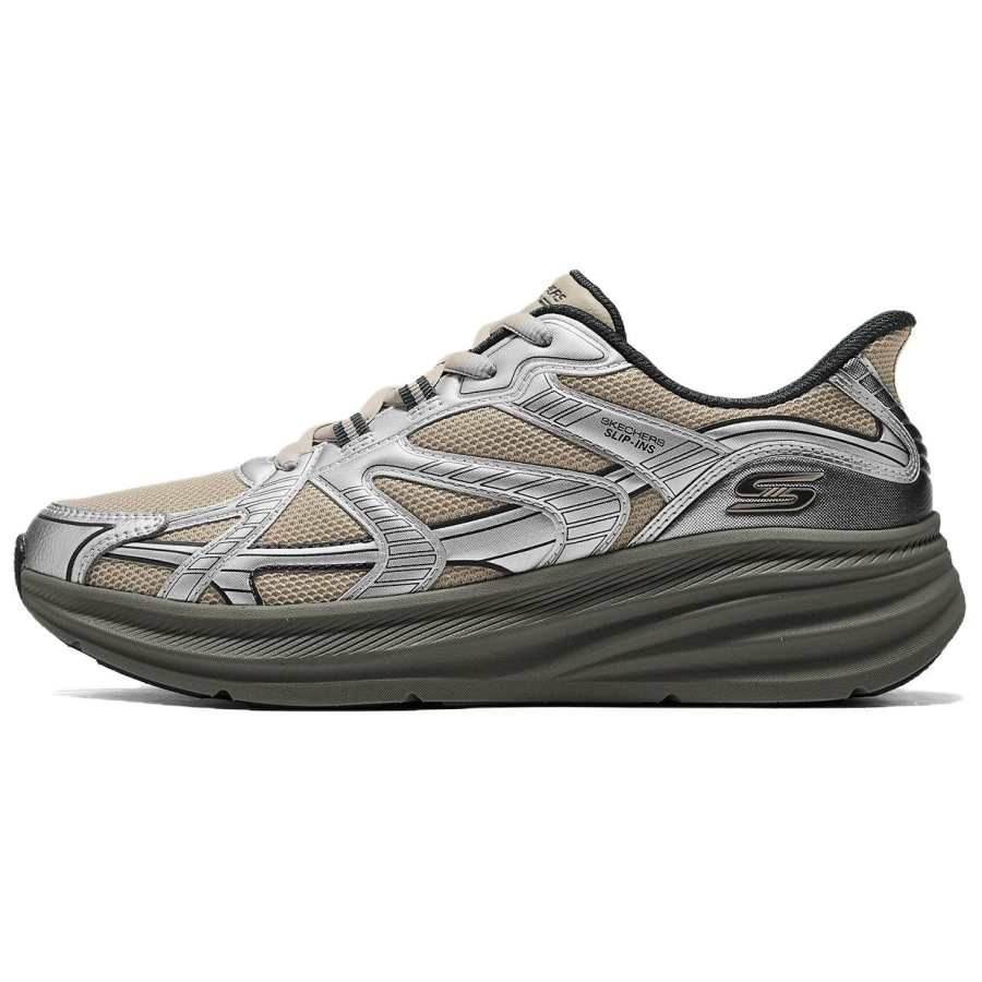 Skechers BOB'S MENS Running Shoes Men's Taupe/Silver