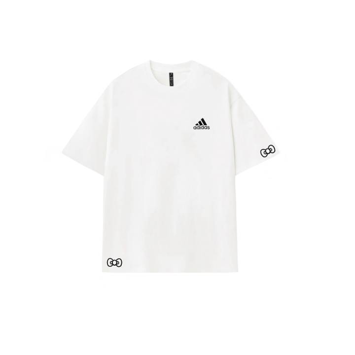 Adidas Adidas MUST HAVES T Shirts Unisex White Crew Neck Thin Straight Fit
