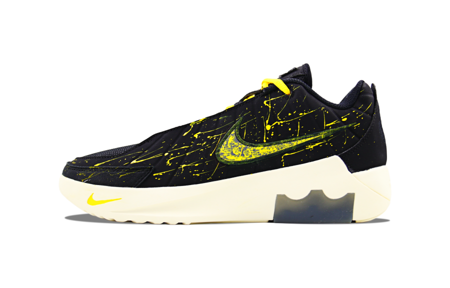 Nike Nike LEBRON WITNESS IX Basketball Shoes Men's Mid Top Black/Yellow