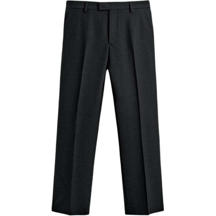ZARA Casual Pants Men's Black Moderate Straight Fit Pants
