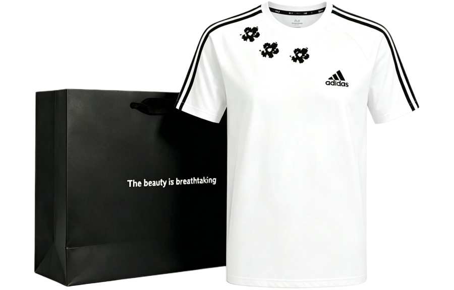 Adidas Adidas T Shirts Unisex White Crew Neck Moderate