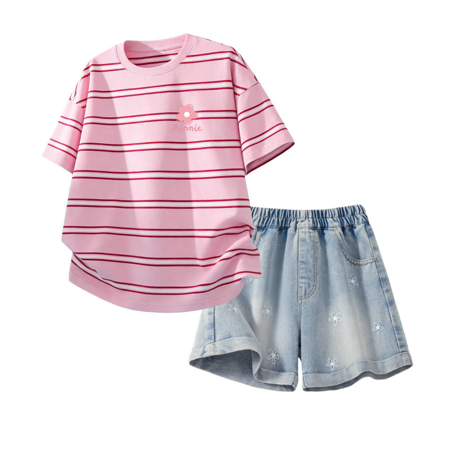Disney Kids Casual Sportswear Crew Neck Thin Stretch Breathable