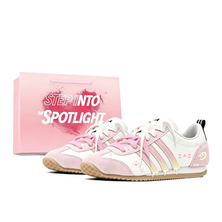 Adidas Adidas VS JOG 2.0 German Army Trainers Unisex Low Top Yellow, Pink