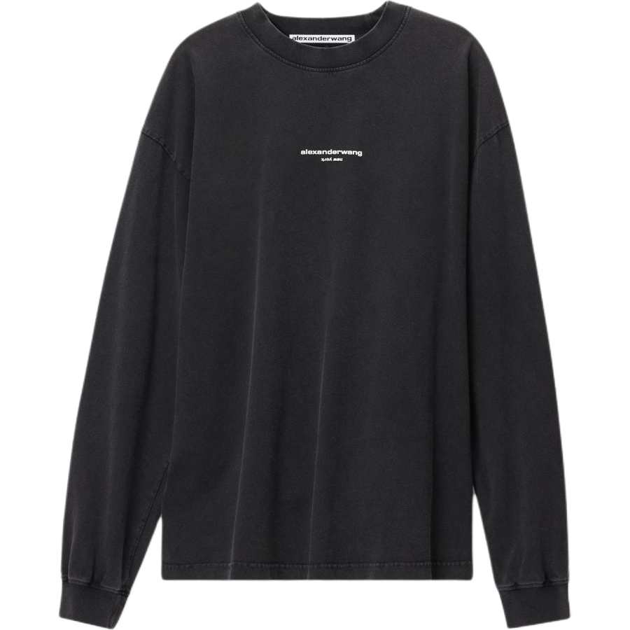 Alexander Wang T Shirts Men's Black Crew Neck