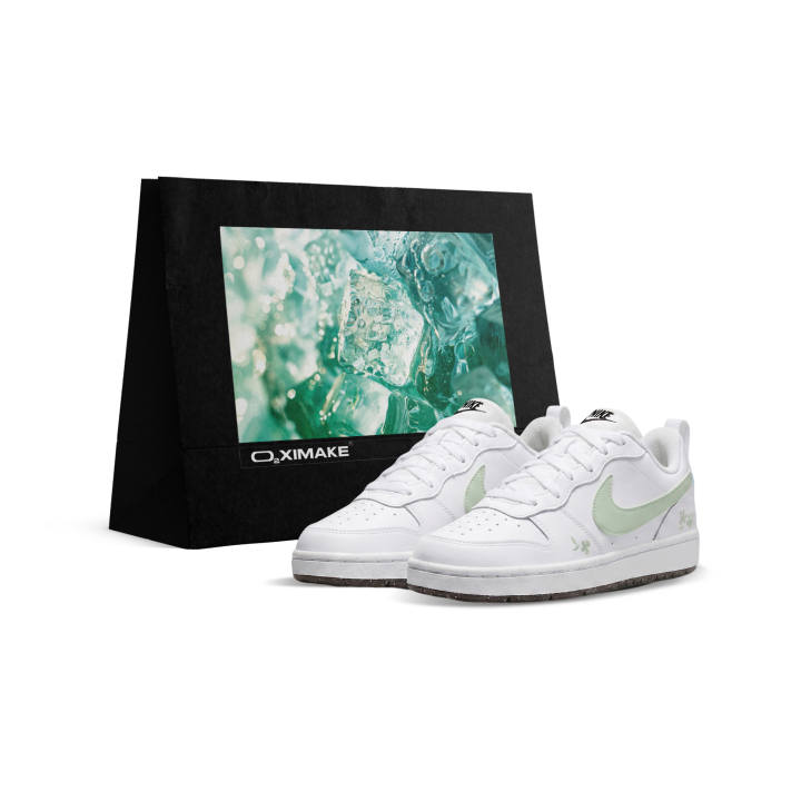 Nike Nike Court Borough Skateboard Shoes Unisex Low Top White/Green