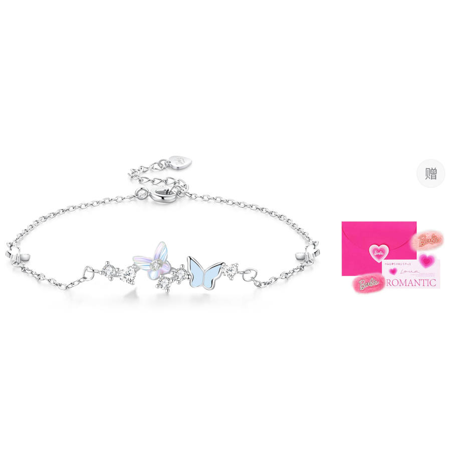 Barbie 925 Sterling Silver 999 Fine Silver Bracelets Women's