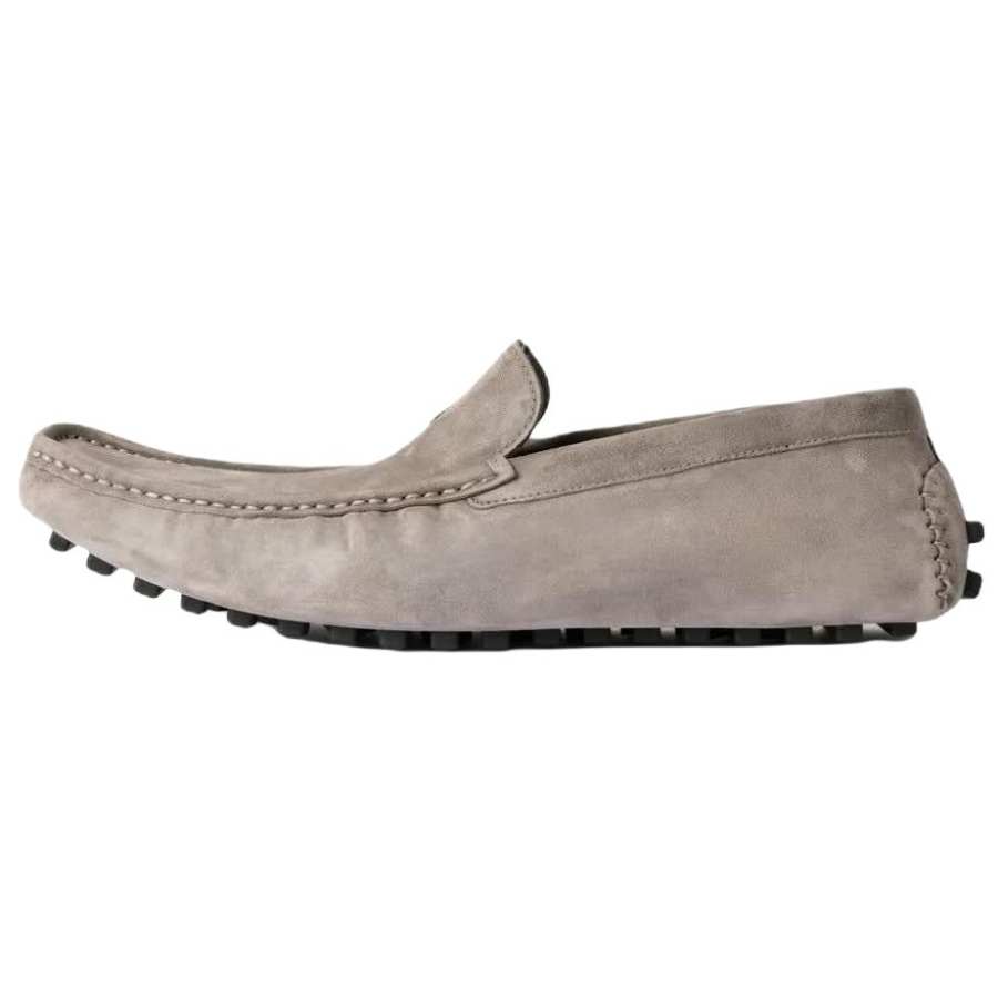 Balenciaga Casual Leather Shoes Men's Low Top Gray