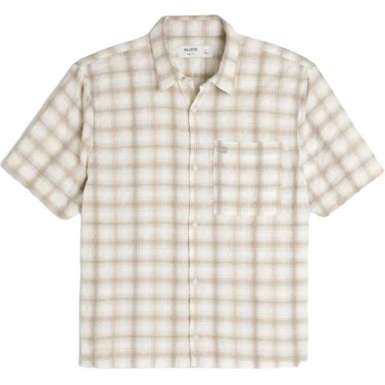 Hollister/ Shirts Men's White Lapel Moderate