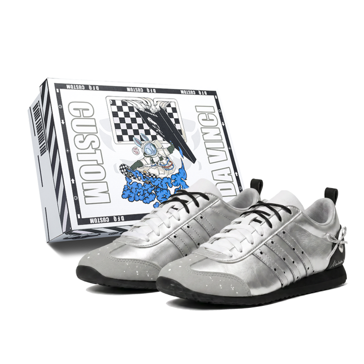 Adidas Adidas VS JOG 2.0 German Army Trainers Unisex Low Top White Black