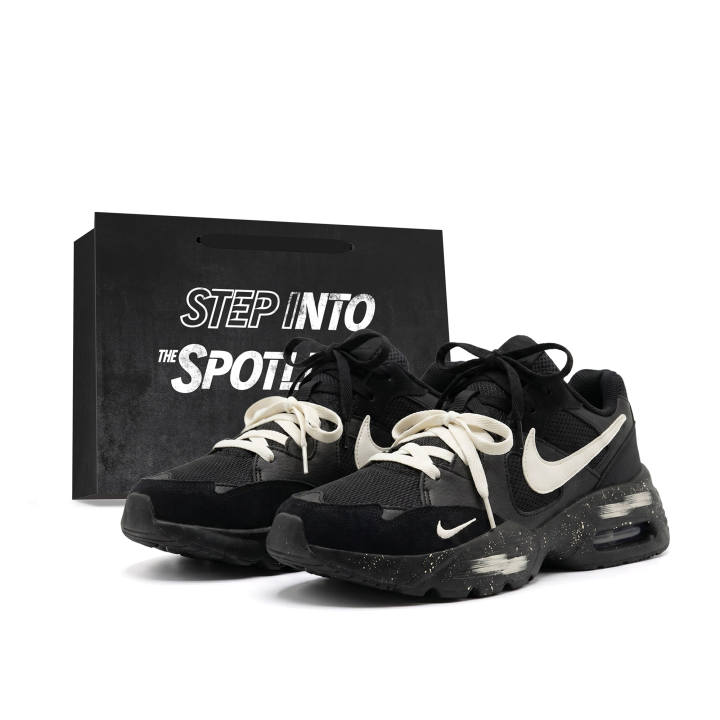 Nike Nike Air Max Fusion Running Shoes Unisex Low Top Beige/Black/Yellow