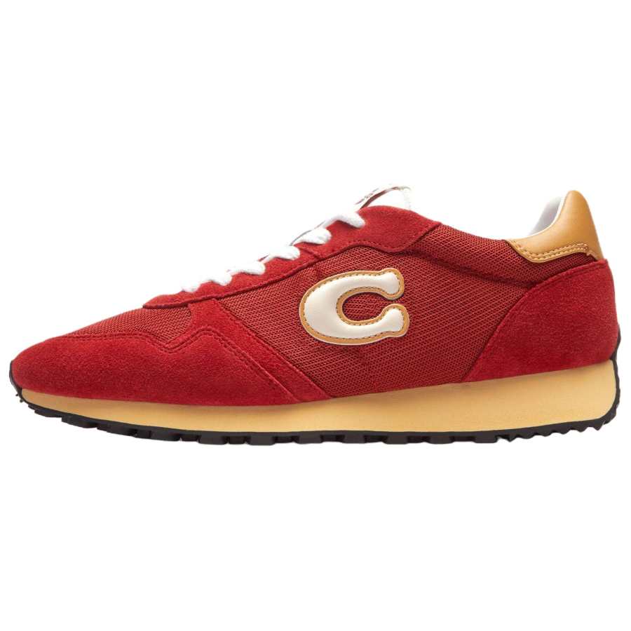 COACH Casual Shoes Women's Low Top Poppy Flower Red