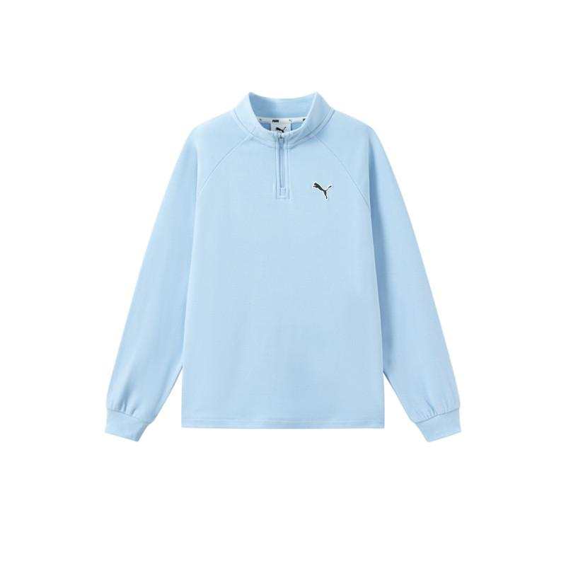 PUMA PUMA Kids T Shirts Half Open Collar Moderate Stretch