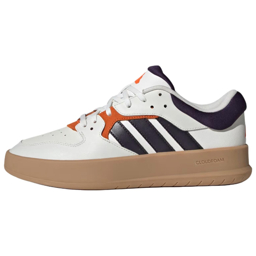 Adidas Adidas COURT 24 Skateboard Shoes Men's Low Top White Orange