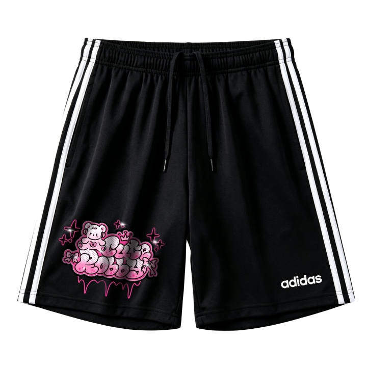 Adidas Adidas ESSENTIALS 3 Stripes Casual Shorts Unisex Black Moderate