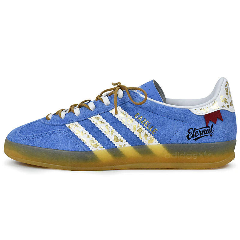 Adidas Originals GAZELLE INDOOR Skateboard Shoes Unisex Low Top Blue, White