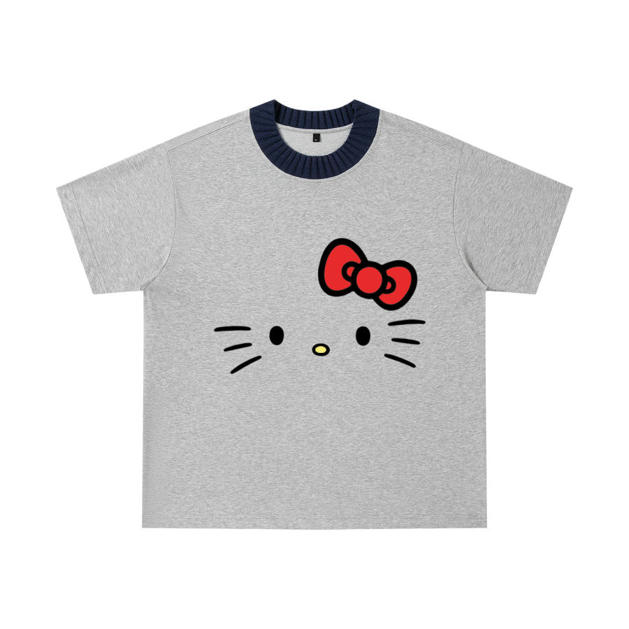 Sanrio Hello Kitty T Shirts Unisex Crew Neck Moderate Straight Fit