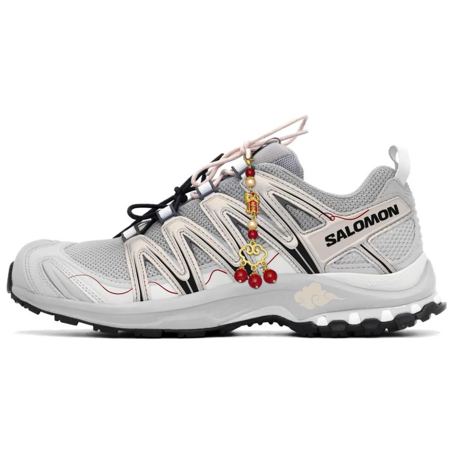 SALOMON XA PRO 3D Running Shoes Unisex Low Top Ecru
