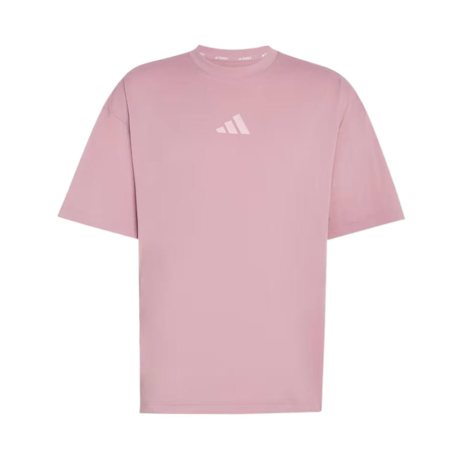 Adidas Adidas Quick Dry T Shirts Unisex Magical Purple Crew Neck