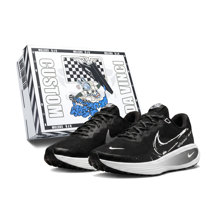Nike Nike REVOLUTION 8 Running Shoes Unisex Low Top Black White