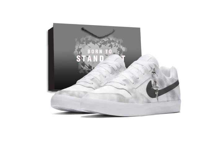 Nike Nike SB Delta Skateboard Shoes Men's Low Top White/Gray
