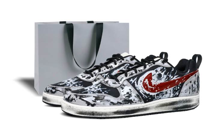 Nike Nike Court Borough Skateboard Shoes Men's Low Top Red