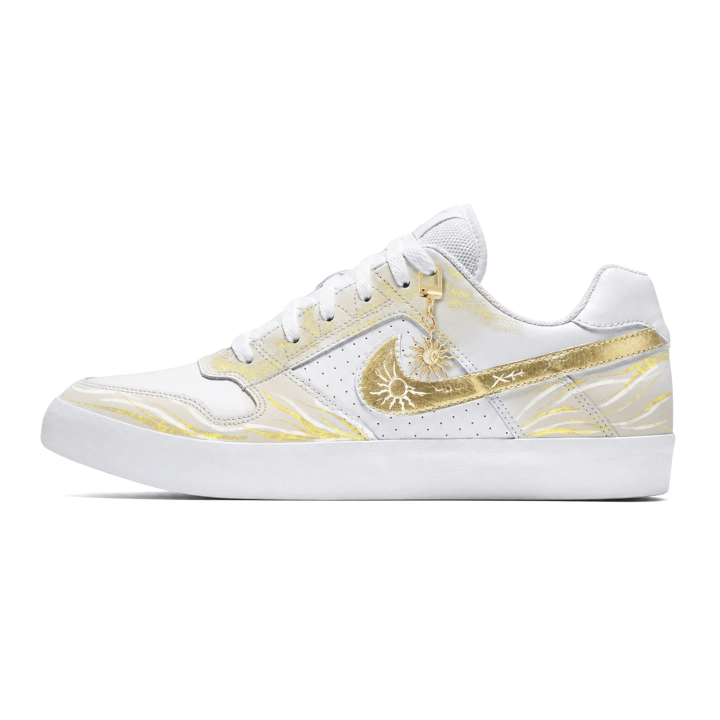 Nike Nike SB Delta Skateboard Shoes Unisex Low Top Gold