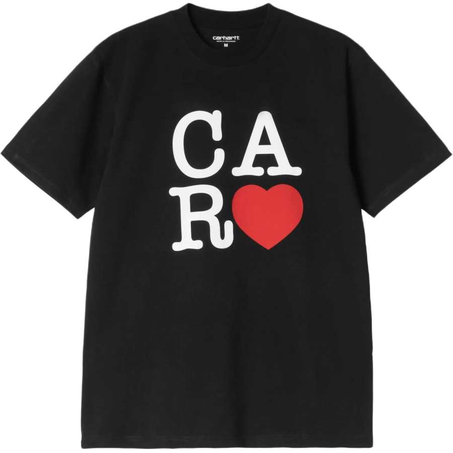 Carhartt WIP T Shirts Unisex Black Crew Neck