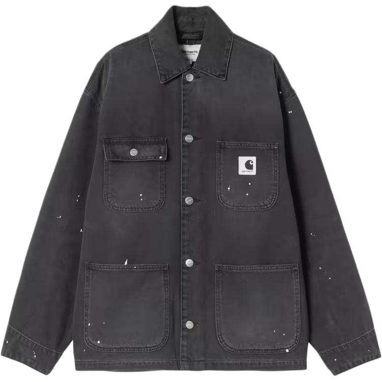Carhartt WIP Denim Jackets Women's Black Lapel Thickened Other