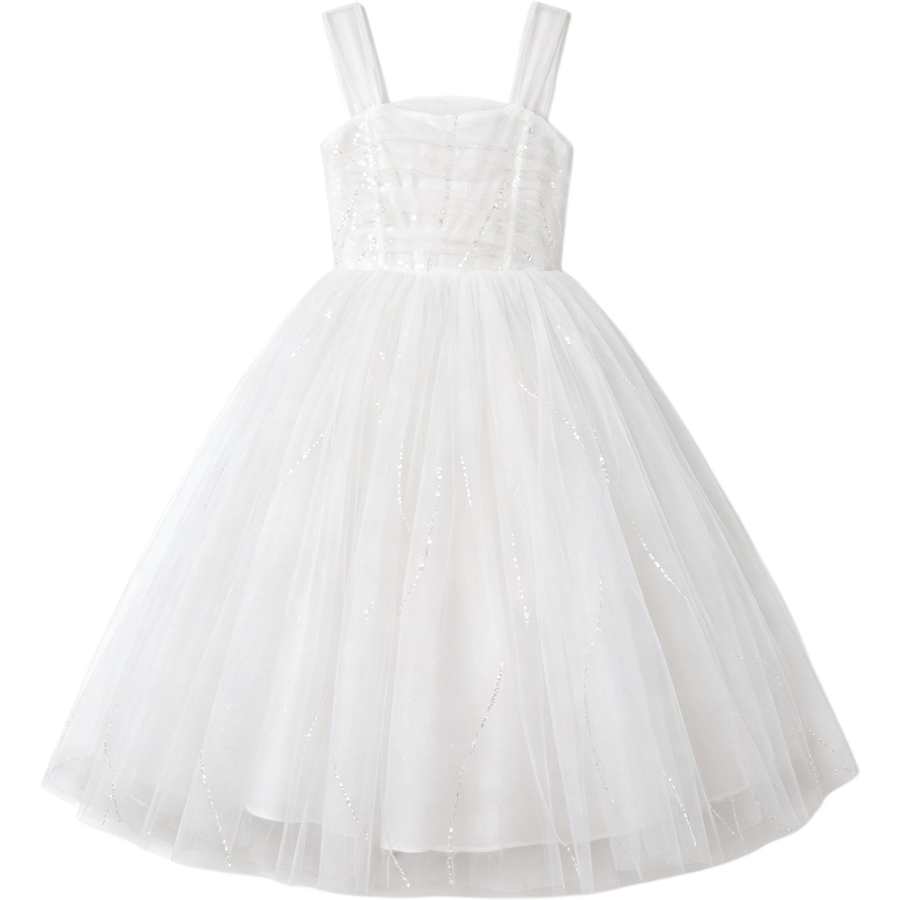 Disney Kids Dresses Camisole Thin Midi Skirt Non Stretch