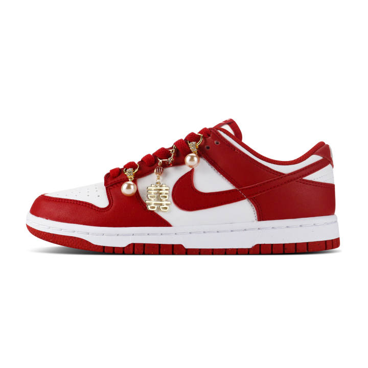 Nike Nike Dunk Skateboard Shoes Unisex Low Top Red/White