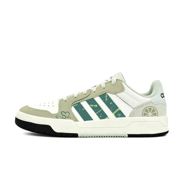 Adidas Adidas ENTRAP Skateboard Shoes Unisex Low Top Green, White