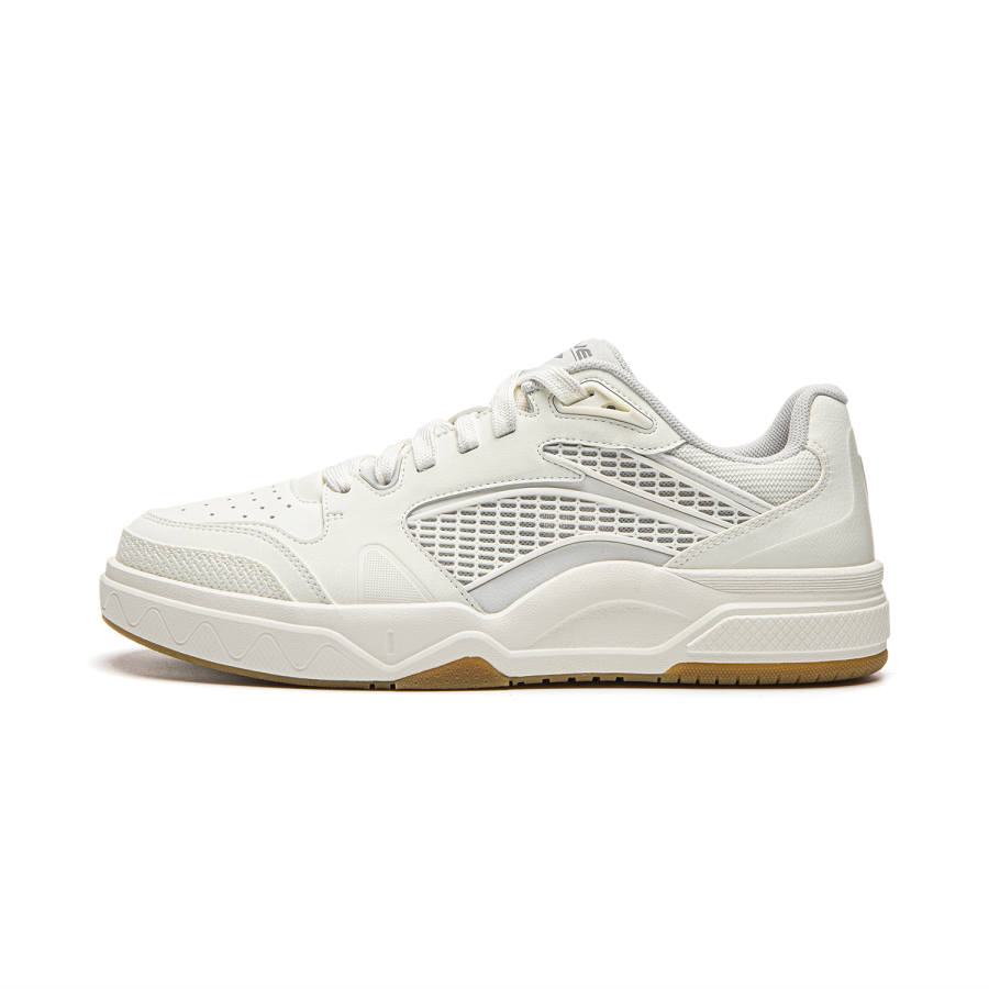 Li-Ning Li Ning Wave LITE Skateboard Shoes Unisex Low Top Champagne White