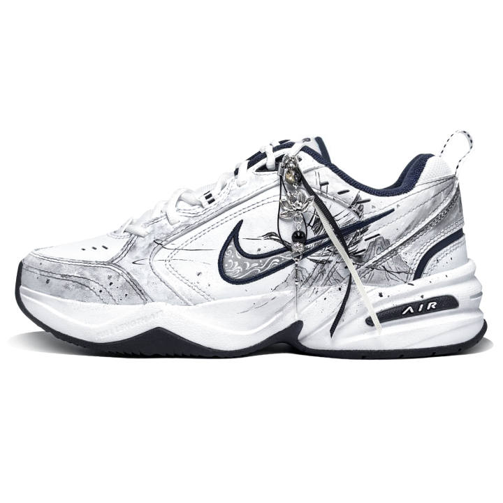 Nike Nike Air Monarch 4 Chunky Sneakers Unisex Low Top White/Gray/Black