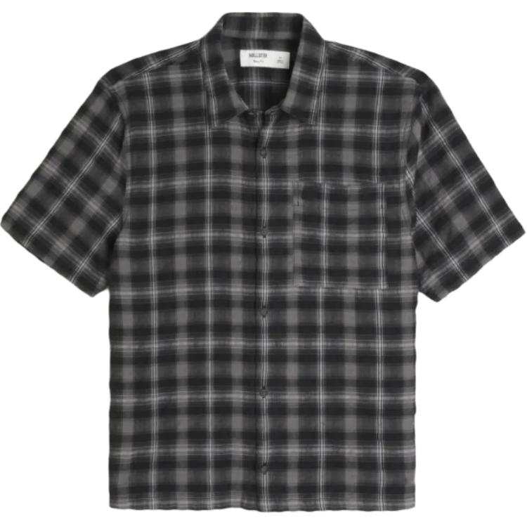 Hollister/ Shirts Men's Black Lapel Moderate