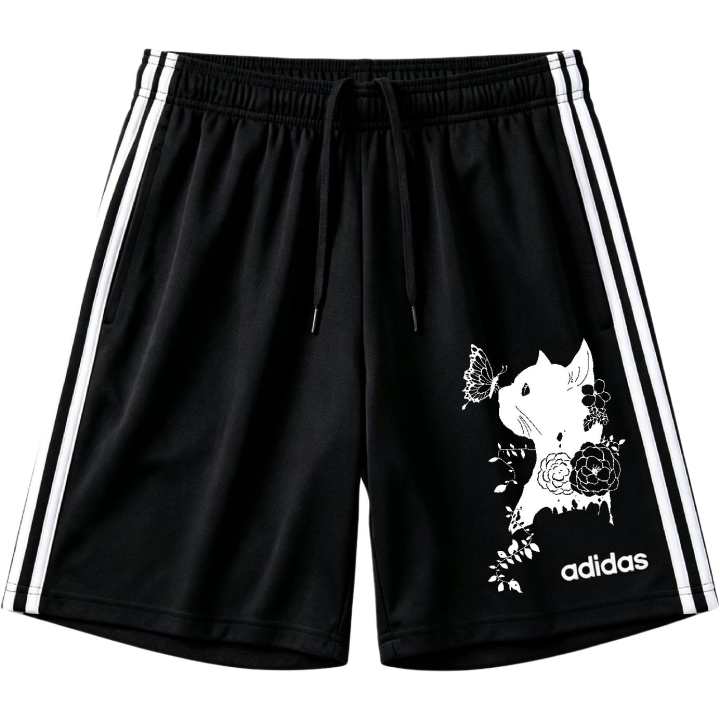 Adidas Adidas ESSENTIALS 3 Stripes Casual Shorts Unisex Black Moderate Other
