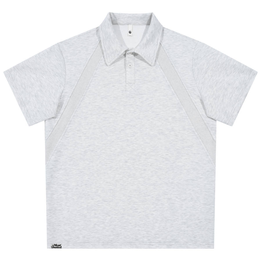 MostwantedLab Polo Shirts Unisex Lapel Moderate Straight Fit