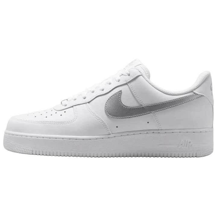 Nike Nike Air Force 1 Skateboard Shoes Men's White Silver