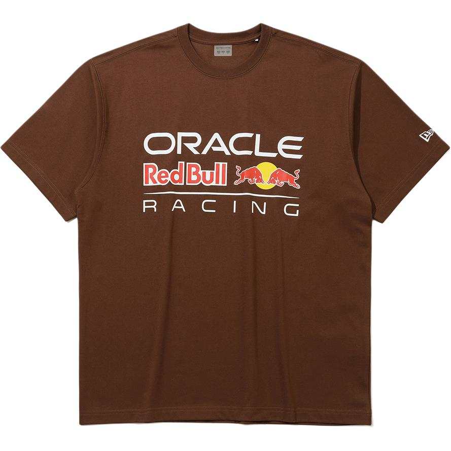 New Era T Shirts Unisex Brown Crew Neck Moderate