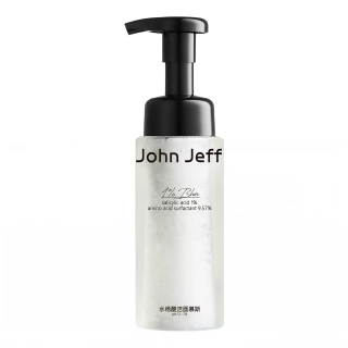 JOHN JEFF JohnJeff Salicylic Acid Cleanser Mousse Cleansing Milk Cleaning Refreshing Acne Fighting Removing Pimples