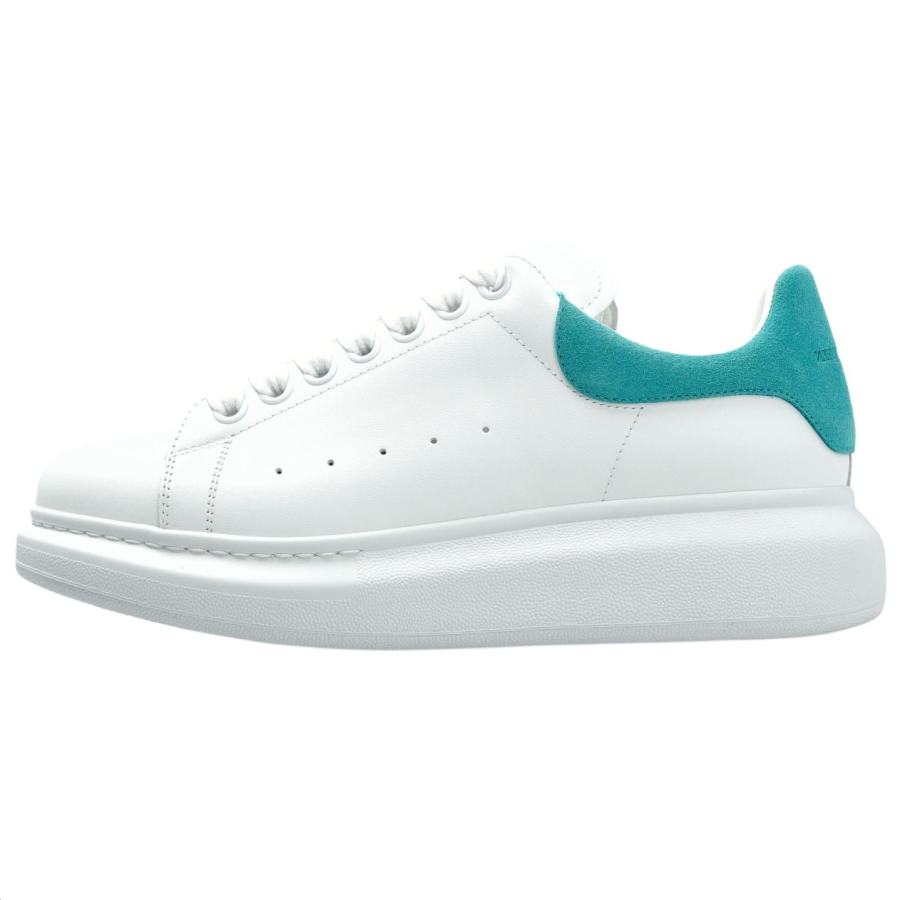 Alexander McQueen Casual Shoes Women's Low Top White Cyan