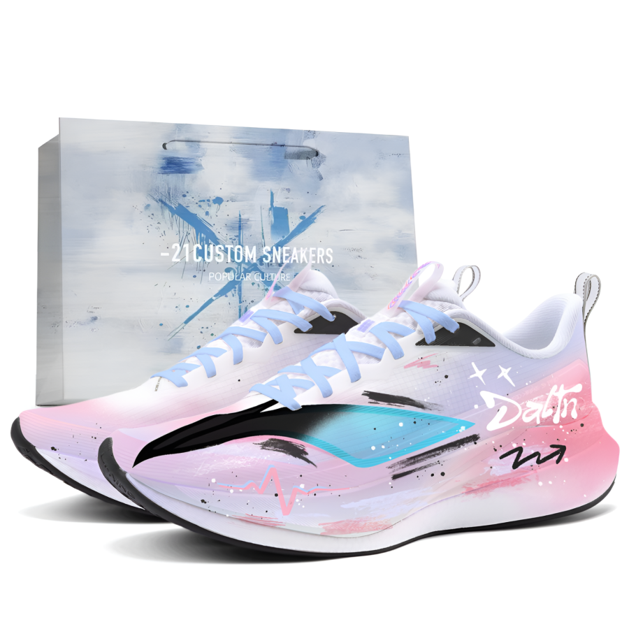 Li-Ning Li Ning Red Hare 9 PRO Running Shoes Men's Low Top Pink White Gradient